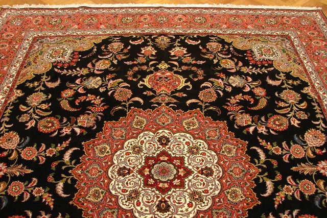 8 x 10 High Quality Persian Tabriz Rug Wool and Silk #PIX-14353