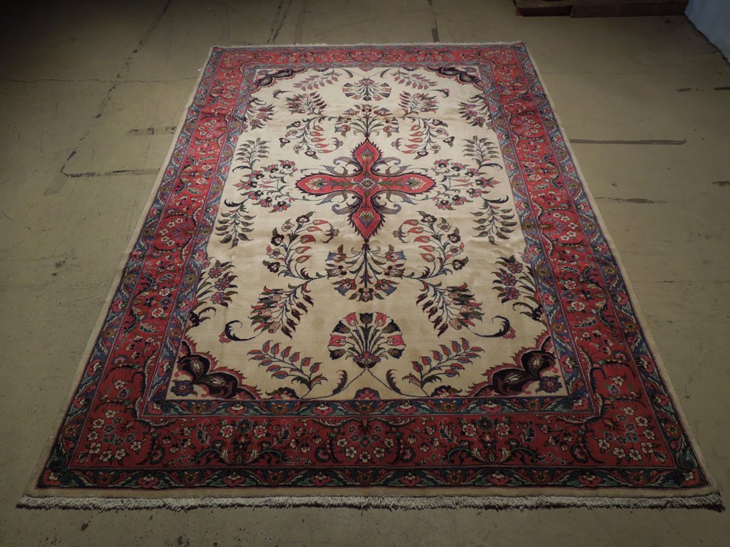 7 x 10.4 Quality Persian Tribal Sarouk Rug #B-72333