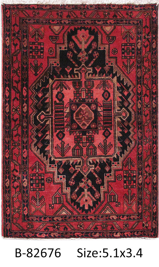 3.5 x 5 Iran Tribal Hamadan Rug #PIX-82676