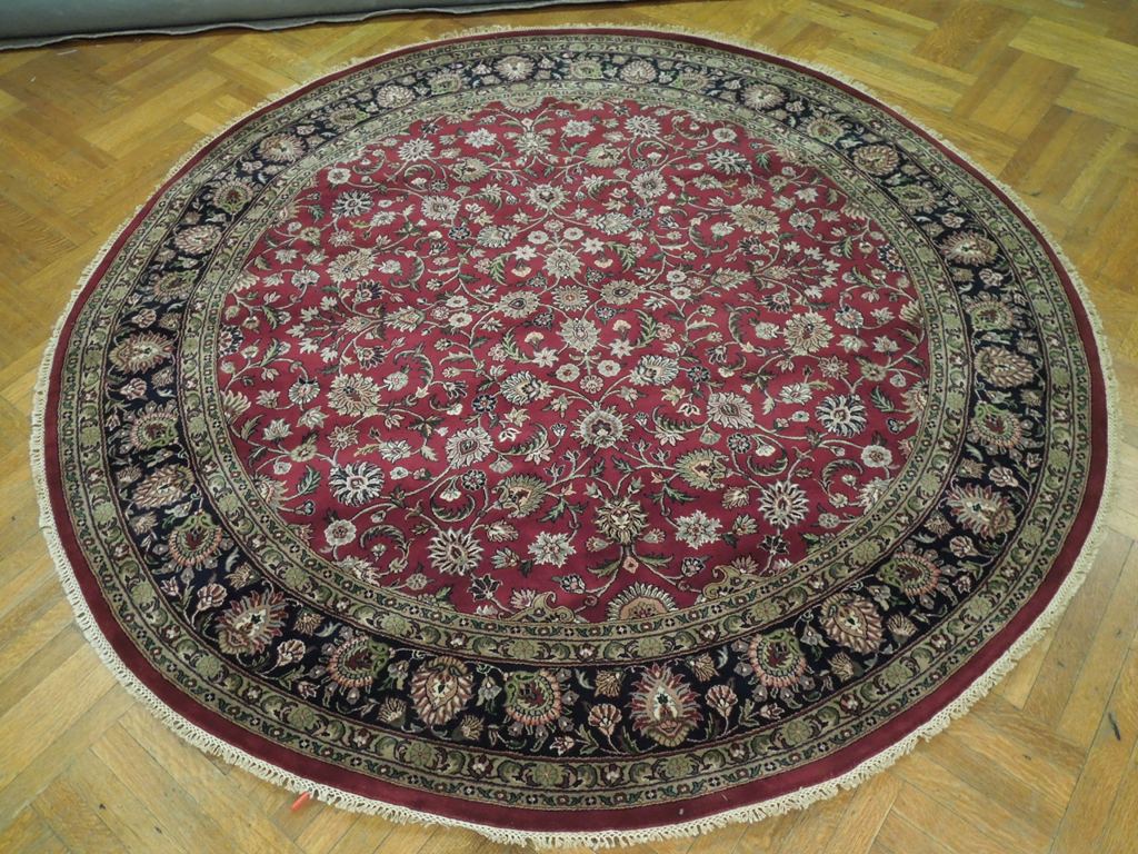 8 x 8 ROUND Quality HAndmade Rug  #PIX-20431