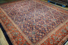 Load image into Gallery viewer, 10 x 13 Semi-Antique Persian Herati Sarouk Mahal Rug Blue #B-74768