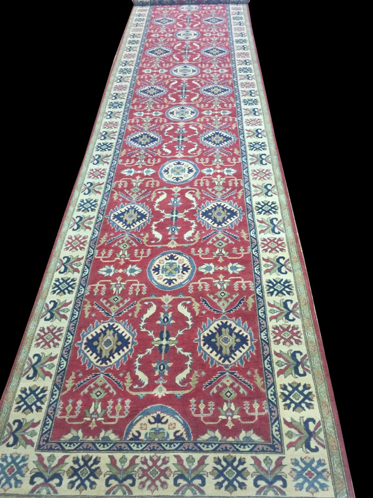 5' x 24' Wide Long Runner Handmade Afghanistan Rug  #PIX-28007