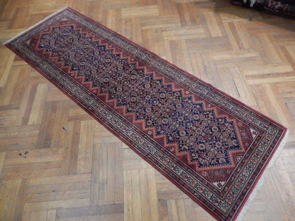 3 x 9.3 RUNNER Antique Persian Herati Tabriz #PIX-23282