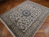 Load image into Gallery viewer, 6.5 x 8 Authnetic Persian Nain Carpet 9 LA  Handmade Iran Wool and Silk #PIX-22017