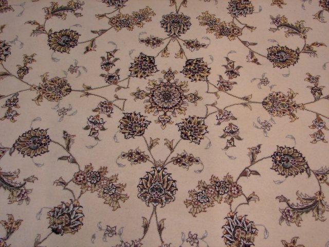 8 x 8 Fine Quality Wool and Silk Handmade Rug #PIX-8378