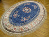 Load image into Gallery viewer, 6 x 9 Oval Hand-knotted Rug Chinese Art Deco  #PIX-26302