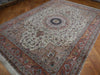Load image into Gallery viewer, 9.7 x 13.3 High Quality Authentic Persian Tabriz Rug Handmade Iran Wool and Silk on Silk 500 KPSI #PIX-21920