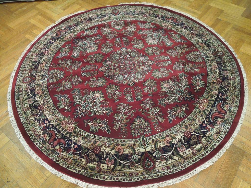 8 x 8 ROUND Jaipour Wool Rug  #PIX-20428