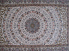 Load image into Gallery viewer, 3.7 x 5.6 SIGNED Super Fine Quality Authentic Persian Esfahan Rug Wool and Silk 500 KPSI #B-82357