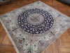 Load image into Gallery viewer, 8.6 x 8.6 Square Authentic Persian Esfahan Top Quality Wool and Silk on Silk 500 KPSI #PIX-21833