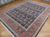 Load image into Gallery viewer, 10 x 13 Fine Authentic Persian Tabriz Rug Handmade Iran Wool and Silk  400 KPSI Black Unusual #PIX-21928