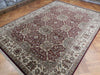 Load image into Gallery viewer, 9 x 12 Handmade Jaipur Rug Burgundy #PIX-21893
