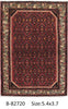 Load image into Gallery viewer, 3.7 x 5.4 Persian Hamadan Rug Iran Tribal #PIX-82720