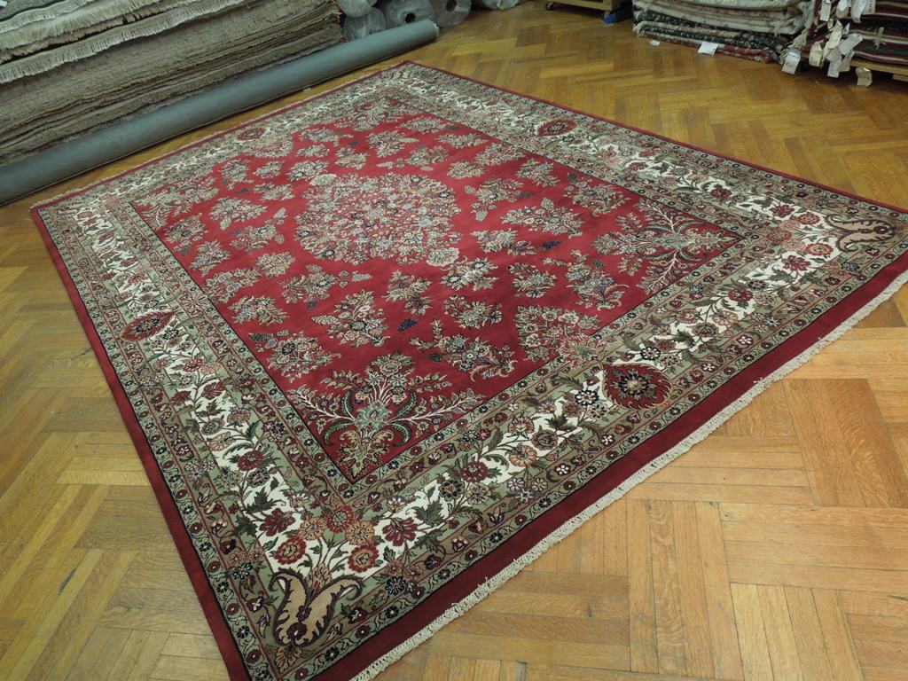 9 x 12.6 New Handmade Sarouk Rug #PIX-20607
