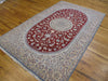 Load image into Gallery viewer, 5 x 8 SIGNED "Habibian" FINE Persian Nain Rug Wool and Silk quality 6 LA 400 KPSI #PIX-29294