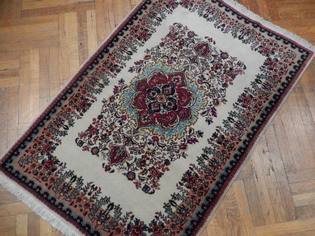 3.6 x 5.3  Persian Qom Quality Wool Rug #PIX-22787