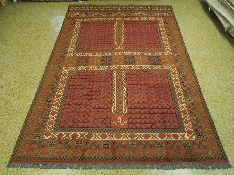 6.6 x 9.8 Afghan Hatchlu Tribal Rug #PIX-17967