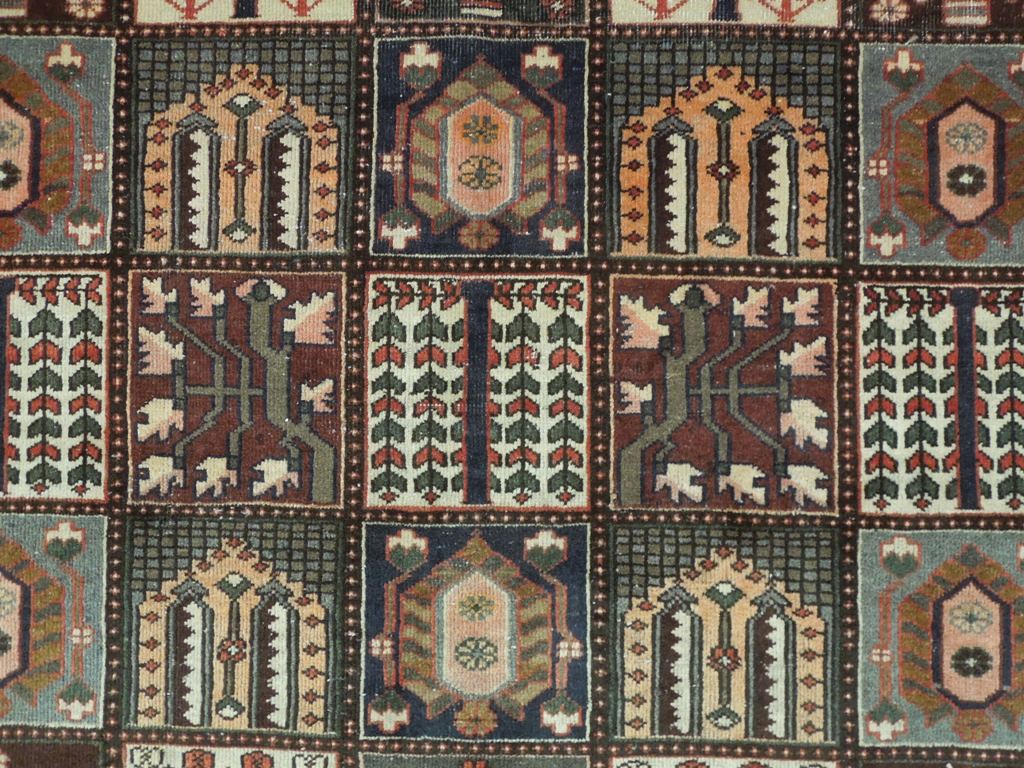 6.8 x 10 Persian Tribal Bakhtiar Garden Pattern Rug #PIX-19877