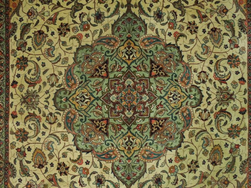 6.6 x 9.10 Genuine Quality Persian Tabriz Rug Handmade Iran Wool Silk #PIX-17667
