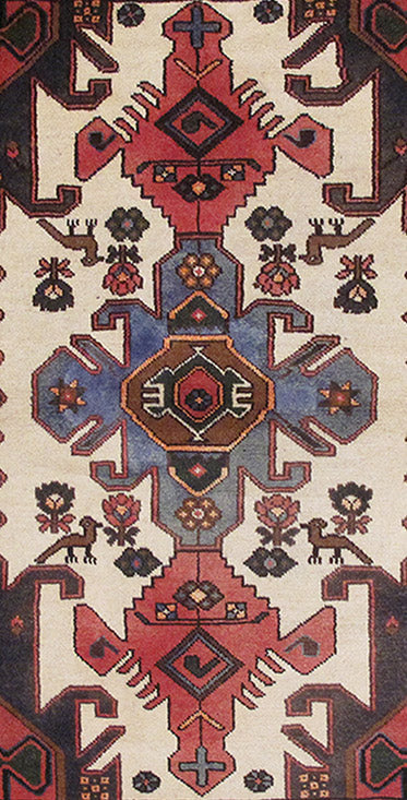 3.5 x 5 Persian Malayer Hamadan Rug #PIX-82688