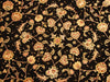Load image into Gallery viewer, 8 x 8 BLACK Fine Quality Wool and Silk Hand Woven rug   #PIX-13883