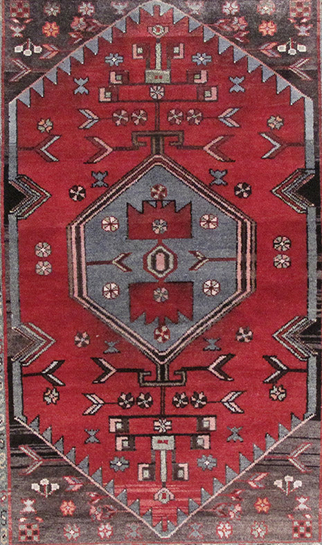 3.9 x 5.4 Persian Abadeh Hamadan rug #PIX-82740