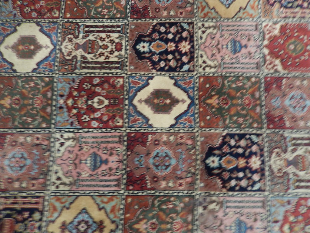 6.8 x 7.3 SQUARE Garden Bakhtiar Rug Multi Colors #PIX-23601