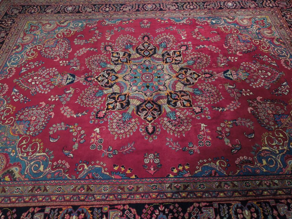 12 x 15 Persian Rug Hand-knotted Wool #B-74428