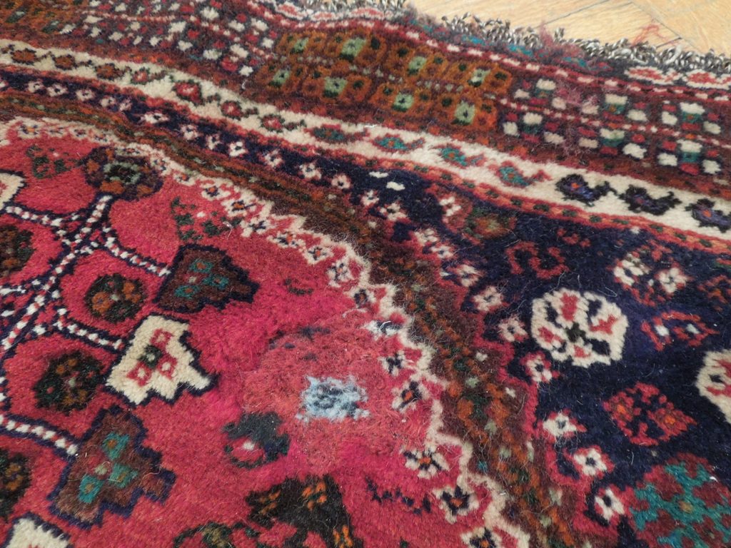 6 x 10 Semi-Antique Tribal Persian SHIRAZ Rug #PIX-19864