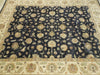 Load image into Gallery viewer, 8 x 10 Quality Wool Hand-Knotted Jaipur Rug Black #PIX-25660
