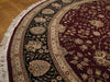 Load image into Gallery viewer, 8 x 8 Feet Round Wool and Silk Fine Hand-knotted Rug #PIX-10425