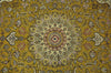 Load image into Gallery viewer, 5 x 8 Hand-Knotted Silk Rug Gold Raised Pile Unique Carpet #PIX-27437