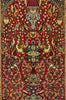 Load image into Gallery viewer, 3.7 x 6.0 Fine  Persian Esfahan  Prayer Rug  Animals #PIX-28996