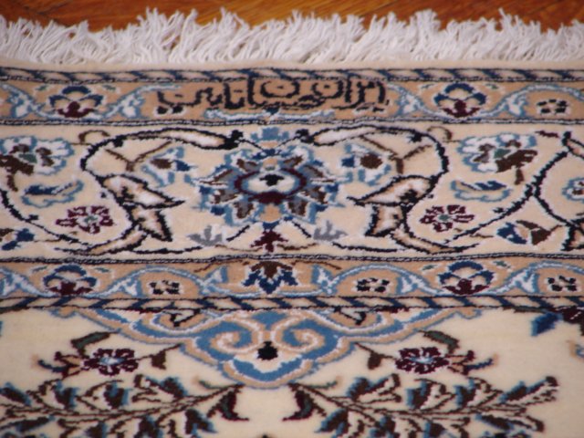 5 x 11 Authentic Persian Nain 6 LA Quality Rug Wool and Silk Handmade Iran Signed Habaibian #PIX-8199