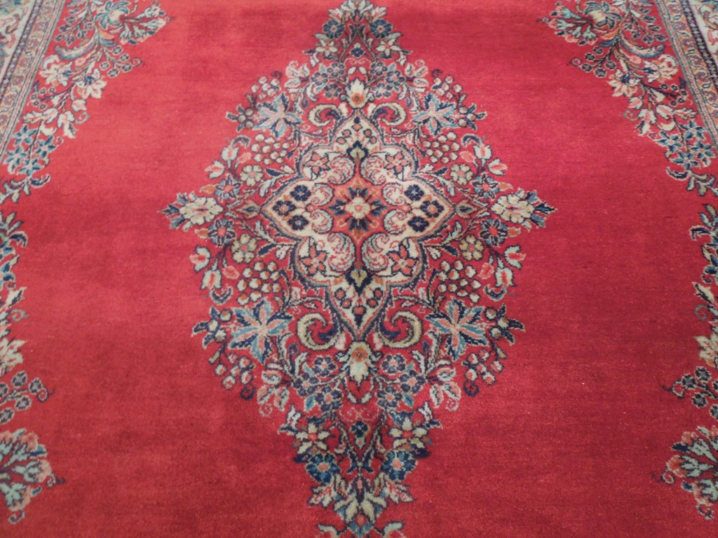 7.1 x 11.7 Genuine Persian Sarouk Open Field ODD SIZED Kerman Rug #PIX-18181