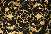 Load image into Gallery viewer, 8.0 x 8.0 ROUND Quality Wool Handmade Rug BLACK  #PIX-14311