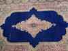 Load image into Gallery viewer, 8.2 x 11.4 Authentic Persian Kerman Rug Classic Royal Blue #PIX-23418