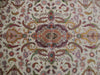 Load image into Gallery viewer, 6.7 x 10.3 High Quality Persian Tabriz Rug Ivory Lavander Wool and Silk 400 Kpsi #PIX-21984