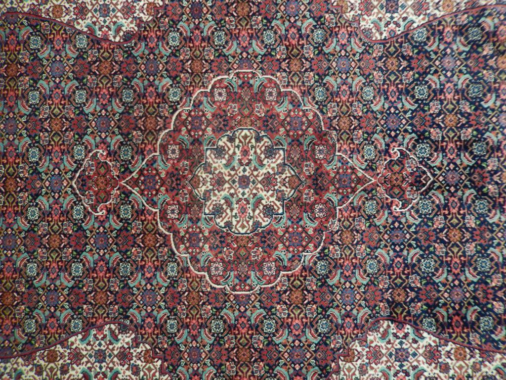 7 x 9.7 Genuine Persian Tabriz Wool Rug MAHI FISH #PIX-23121