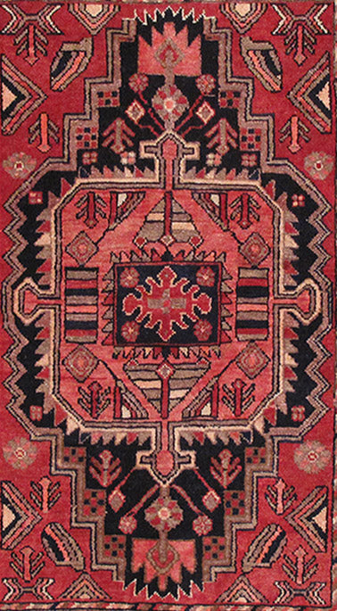 3.5 x 4.9 Decorative Persian Tribal Rug #PIX-82665