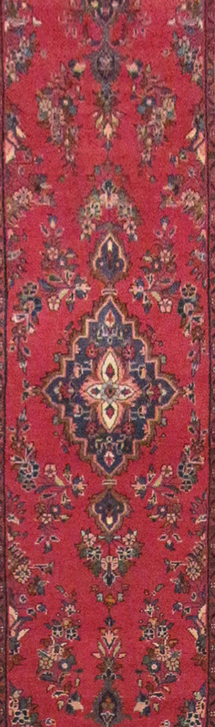 2.11 x 18.5 feet Long Runner Persian Sarouk Hamadan Rug #PIX-82644