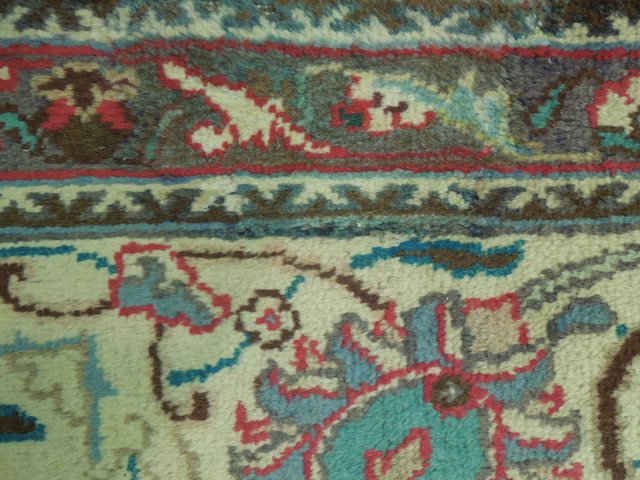 9.3 x 10.4 SQUARISH Persian Tabriz Rug #PIX-16627