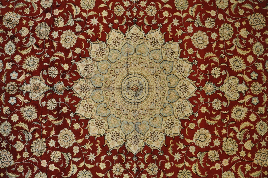 6 x 9 Handmade Persian Authentic Iran Floral Elegant Area Rug #PIX-27607