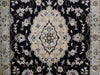 Load image into Gallery viewer, 2.6 x 4 Persian Nain Rug Wool and Silk Blue #PIX-23058