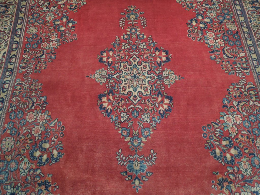 8.6 x 10.6 Quality Persian Qazvin Kerman Rug Dense Fine Weave #PIX-18174