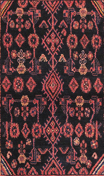 3.7 x 5.2 Tribal Rug Persian Carpet Ethnic Iran #PIX-82661