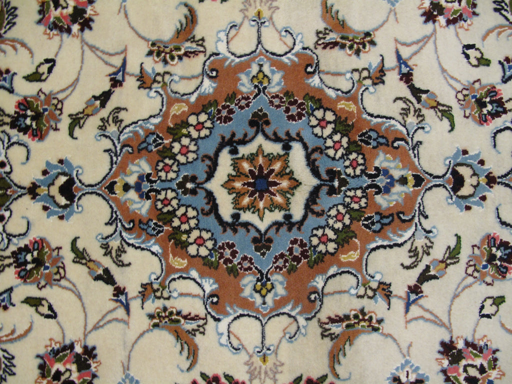 4.3 x 6.5 Genuine Persian Tabriz Rug Wool and Silk Handmade Iran #PIX-26208