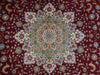 Load image into Gallery viewer, 9.9 x 13 Super High Quality Authentic Persian Tabriz Rug Handmade Iran Wool and Silk on Silk 500 KPSI #PIX-21870