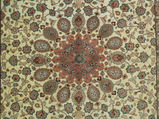 6 x 9.4 Authentic Fine Persian Tabriz Rug 400 KPSI #PIX-16881