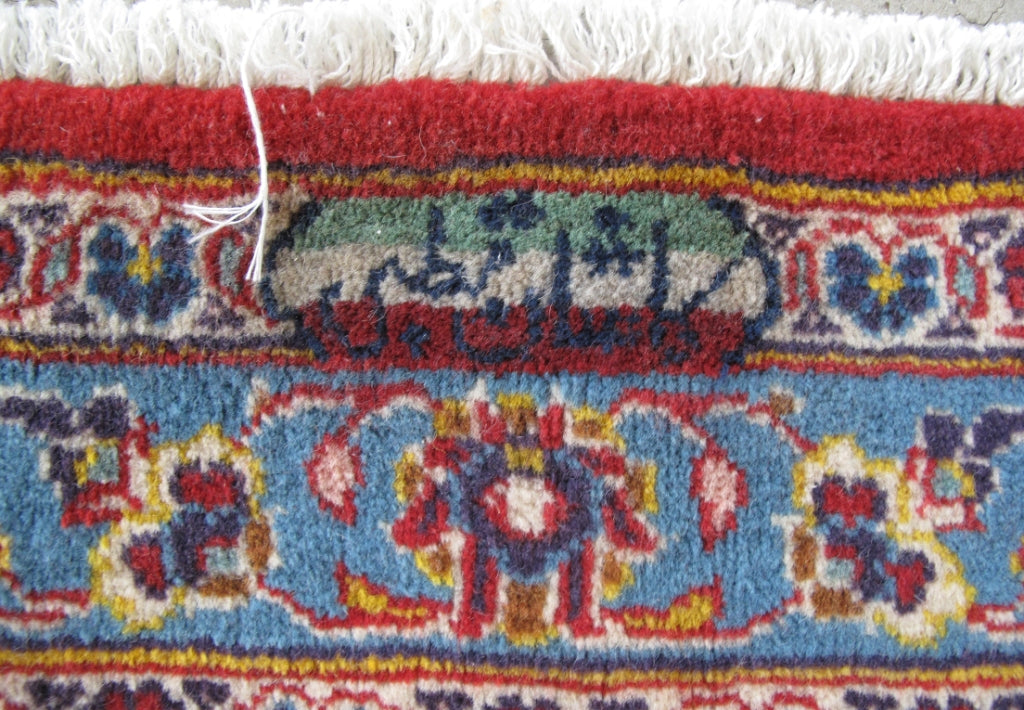 10 x 16.4 Authentic Persian Kashan Rug SIGNED Ghotbi Traditional Carpet #B-82237